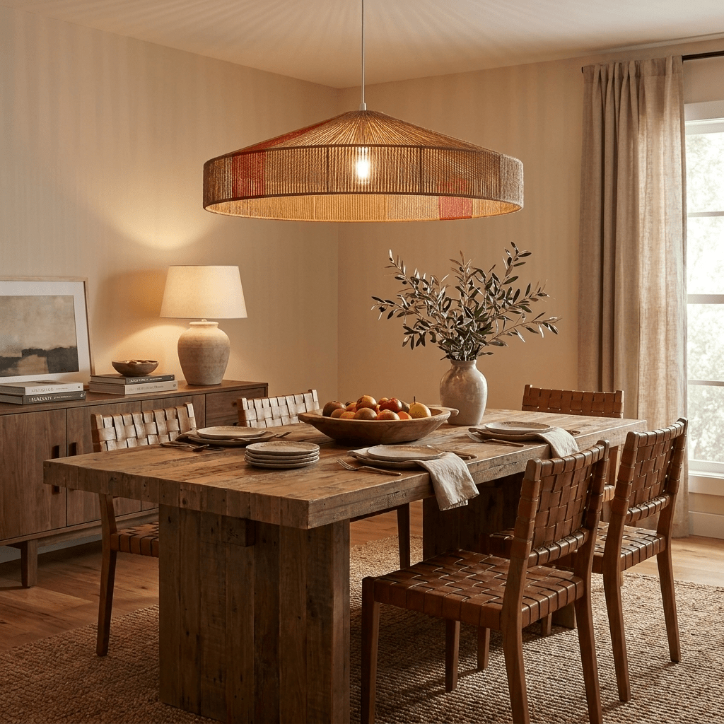 Horizon Woven Rope Pendant Lamp