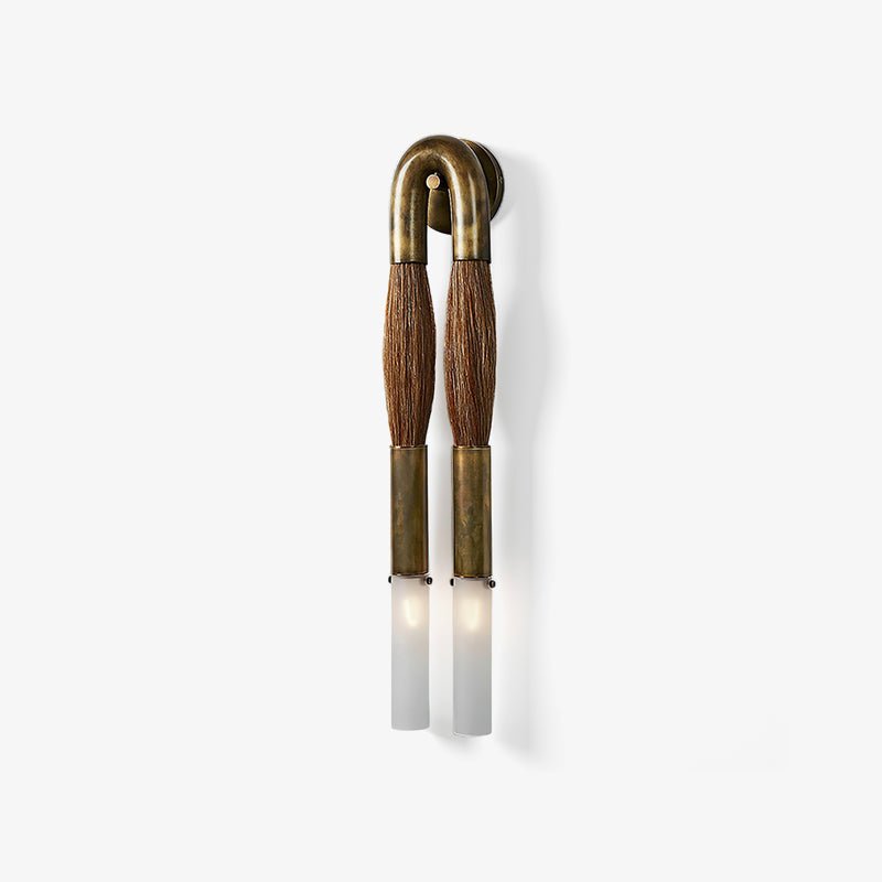 Genuine Horsehair Wall Light