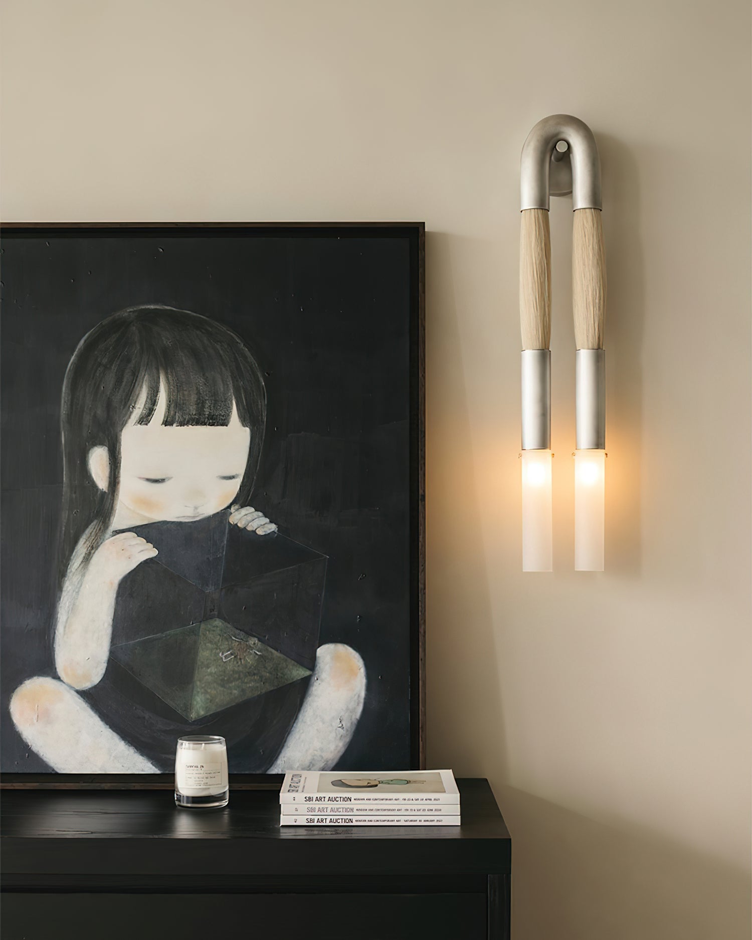 Genuine Horsehair Wall Light