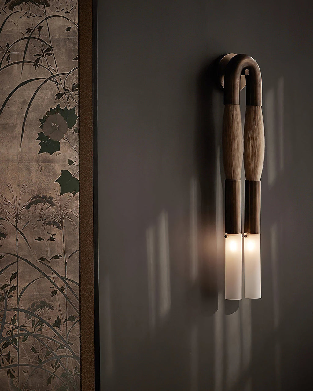 Genuine Horsehair Wall Light