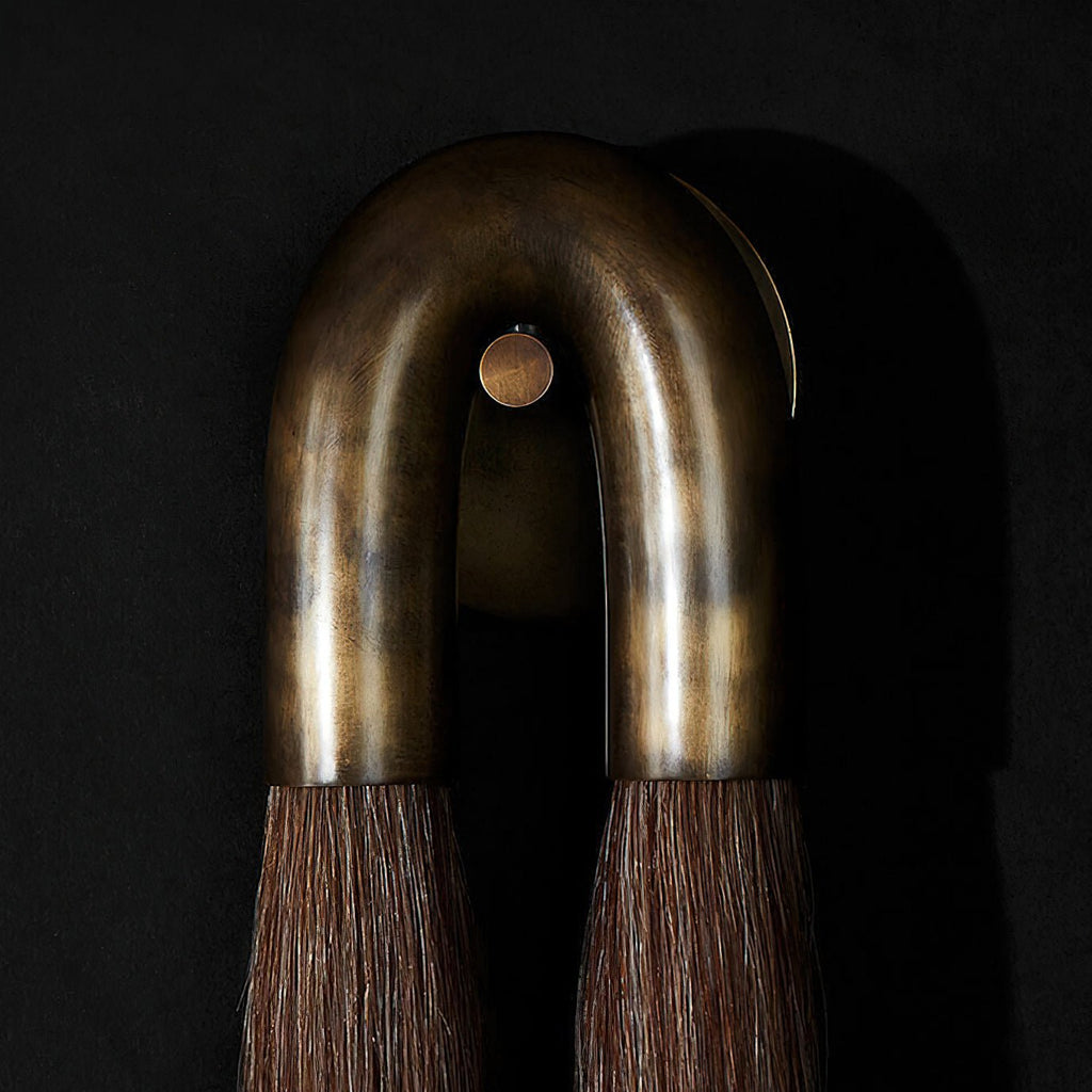 Genuine Horsehair Wall Light