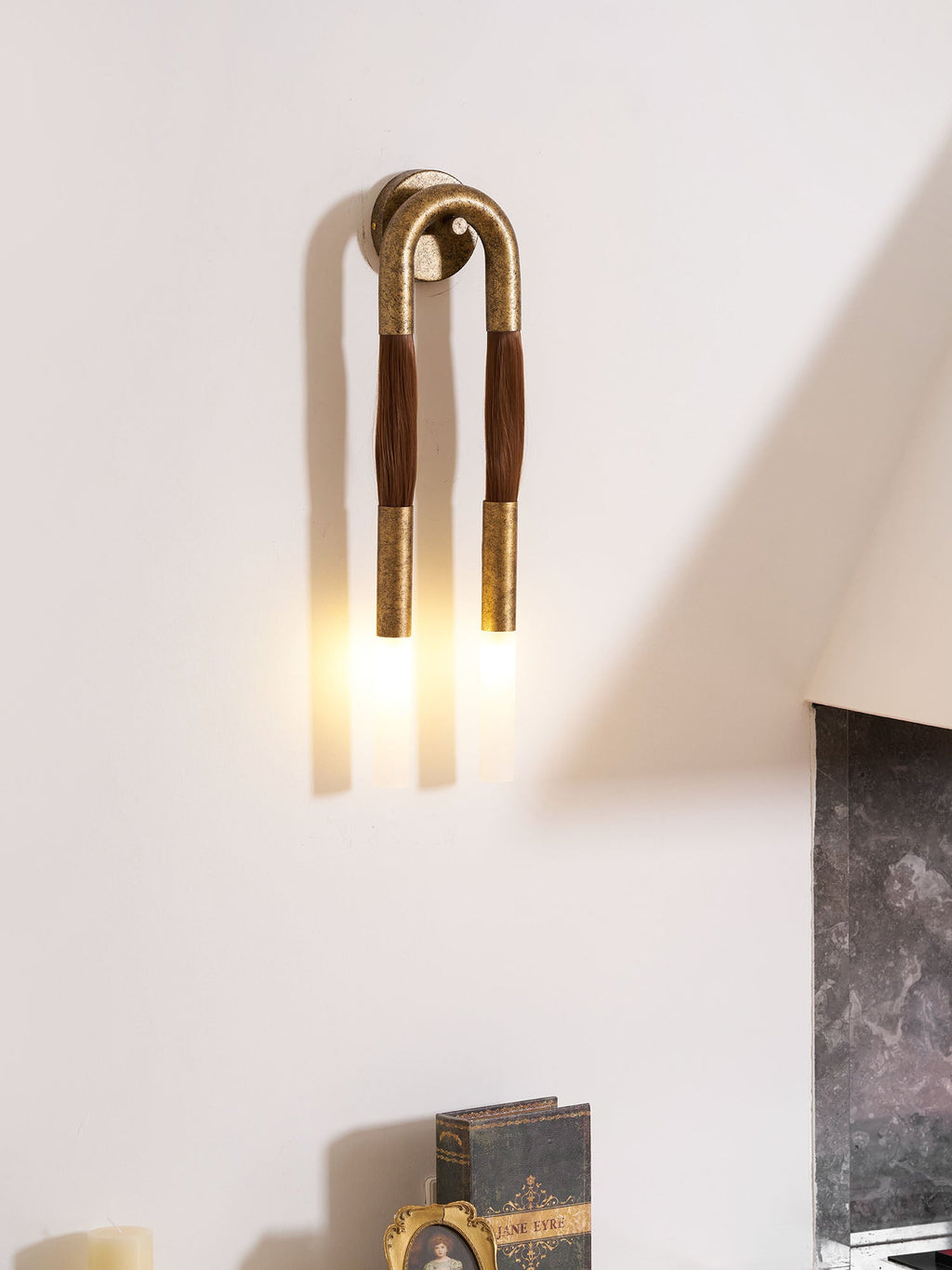 Genuine Horsehair Wall Light
