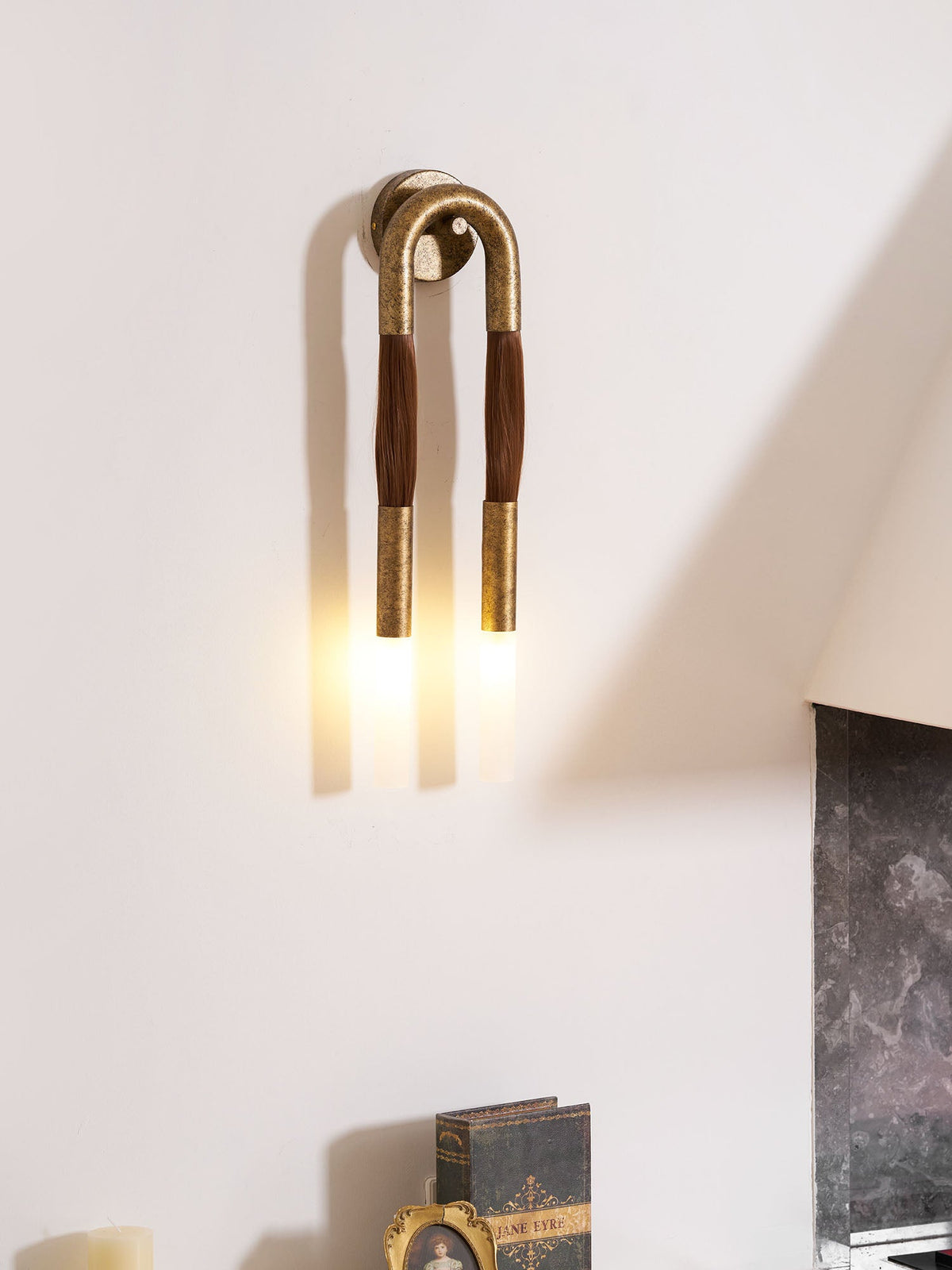 Genuine Horsehair Wall Light