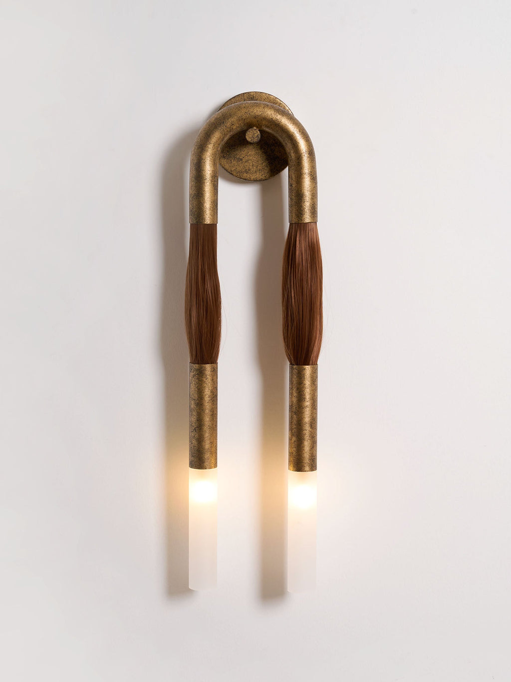 Genuine Horsehair Wall Light
