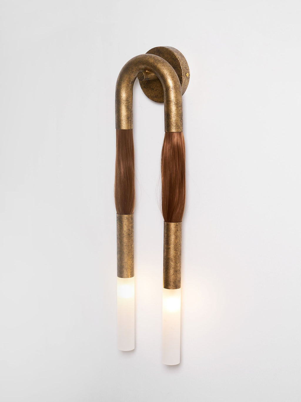 Genuine Horsehair Wall Light