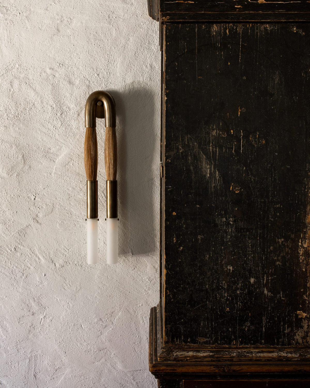 Genuine Horsehair Wall Light