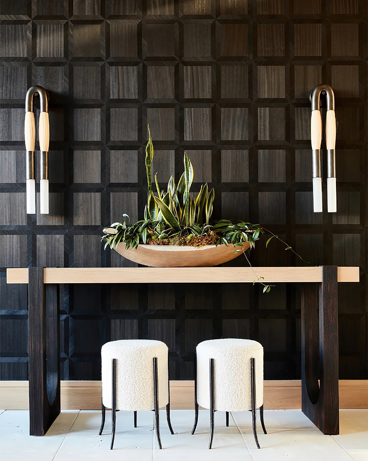Genuine Horsehair Wall Light