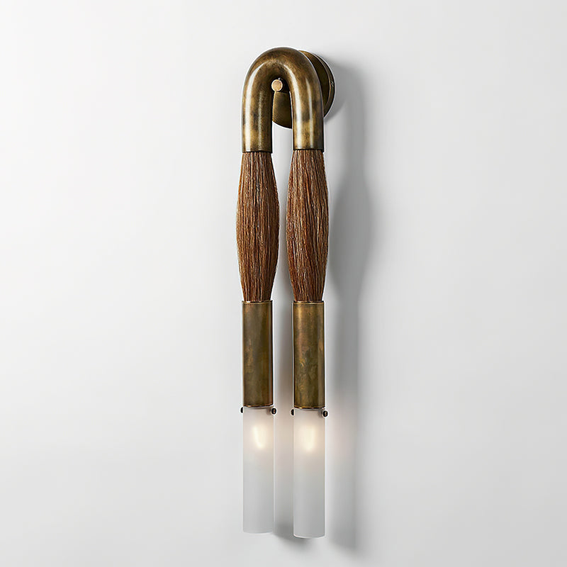 Genuine Horsehair Wall Light