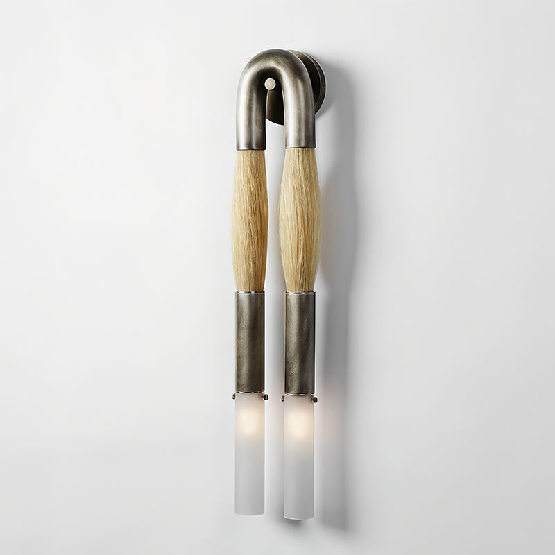 Genuine Horsehair Wall Light