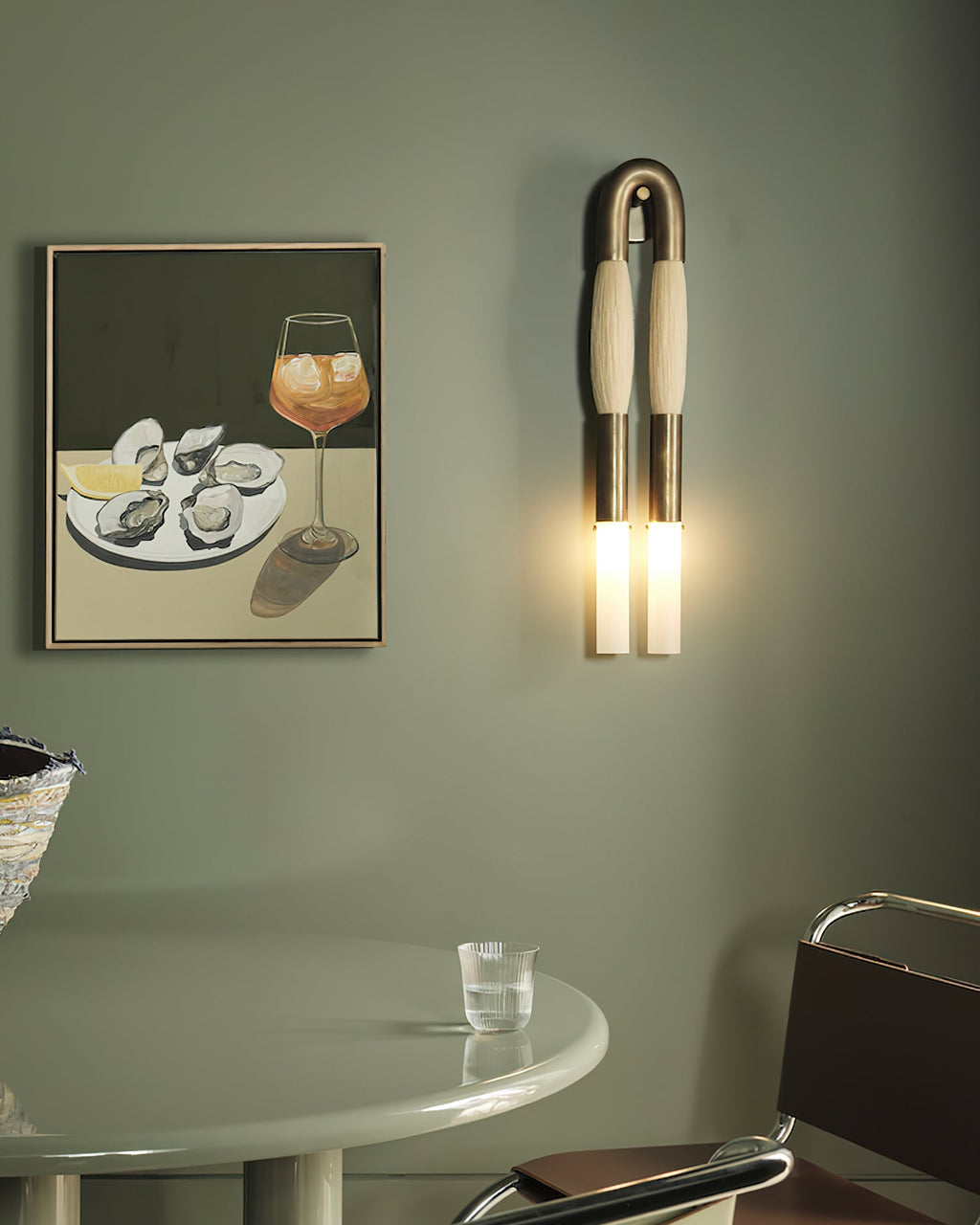 Genuine Horsehair Wall Light