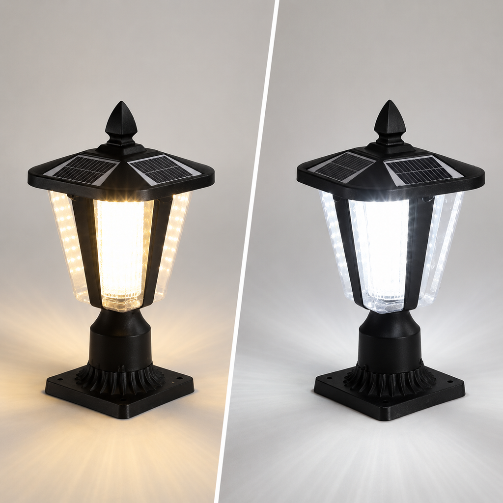Craftsman Solar Post Cap Pillar Lamp
