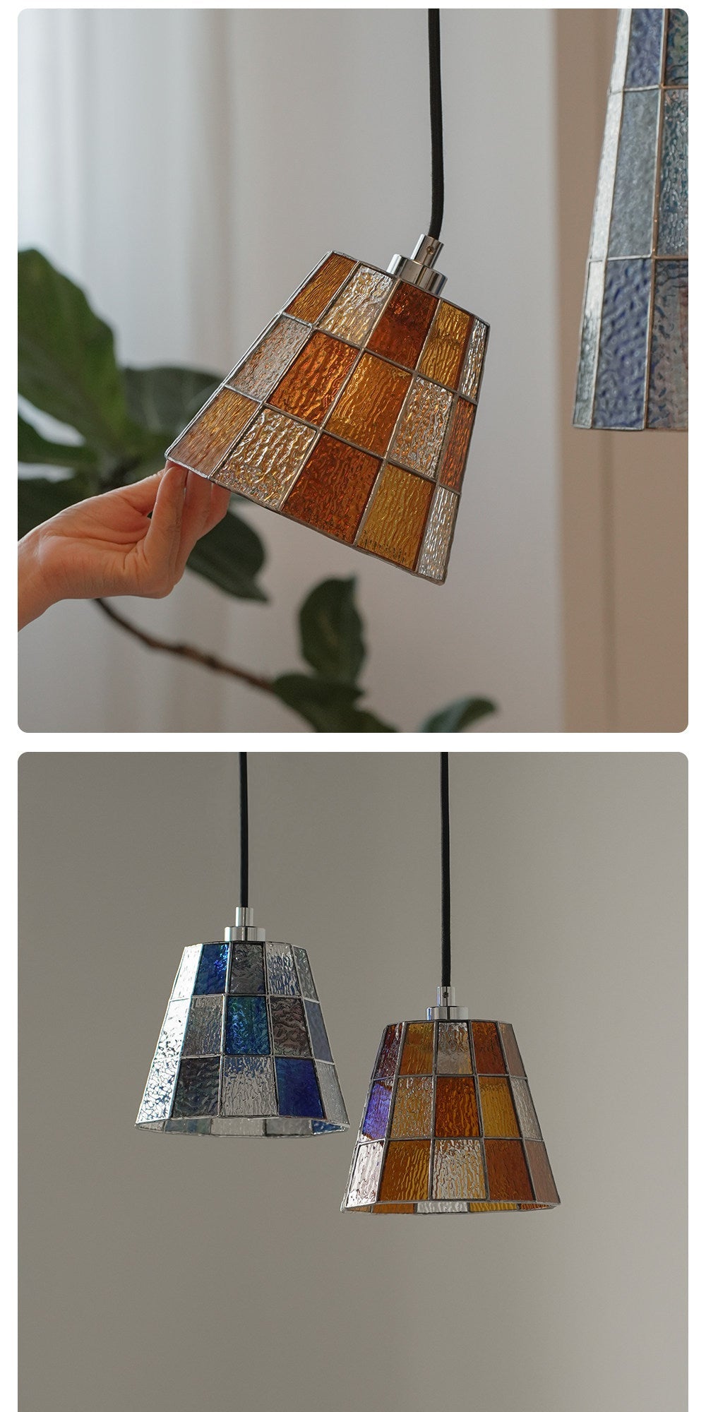 Kaleido Mosaic Glass Pendant Lamp