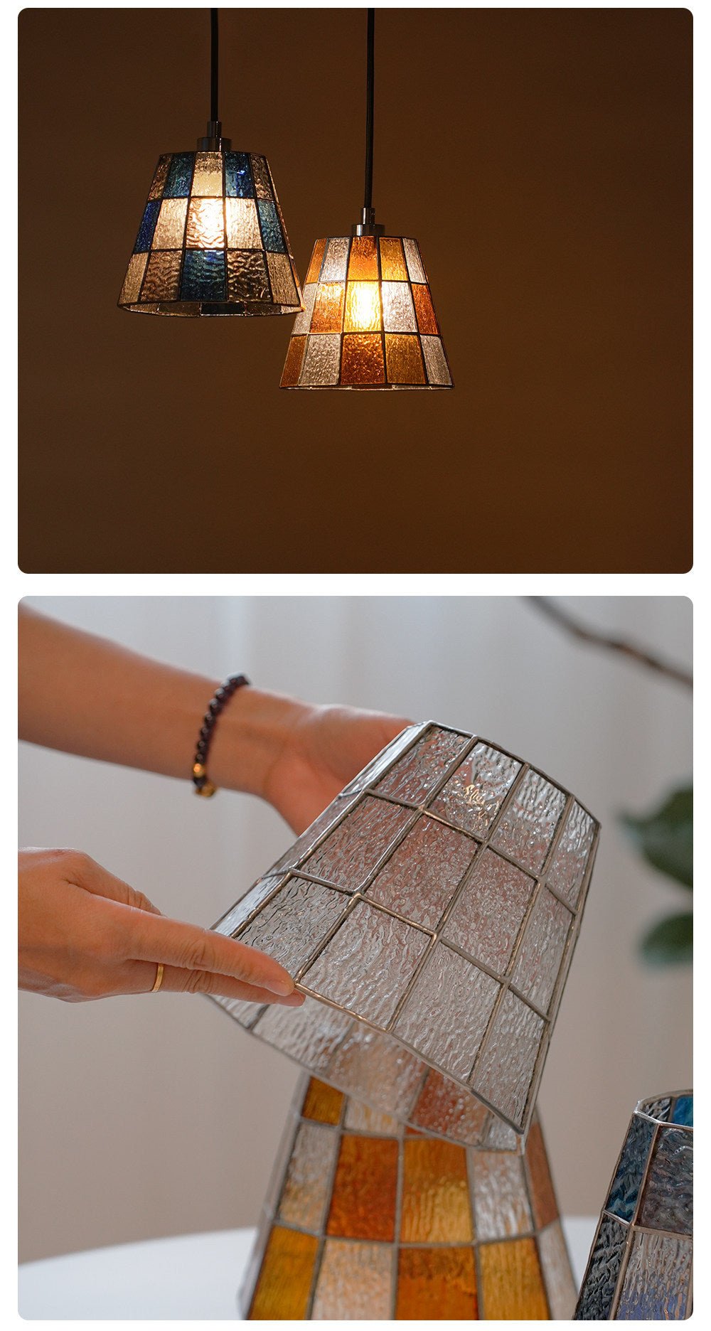 Kaleido Mosaic Glass Pendant Lamp