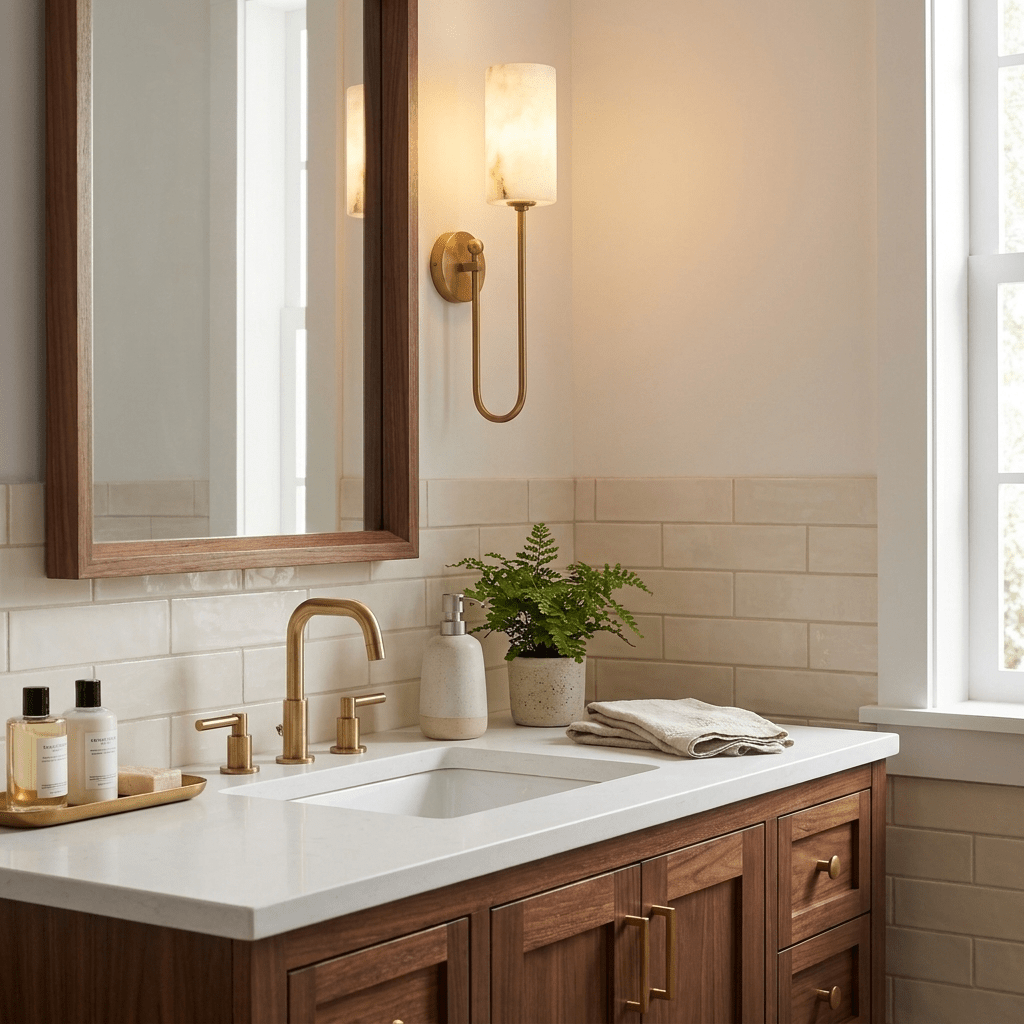 Lariat Alabaster Wall Sconce