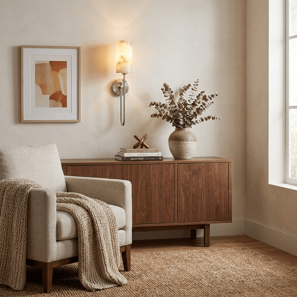 Lariat Alabaster Wall Sconce
