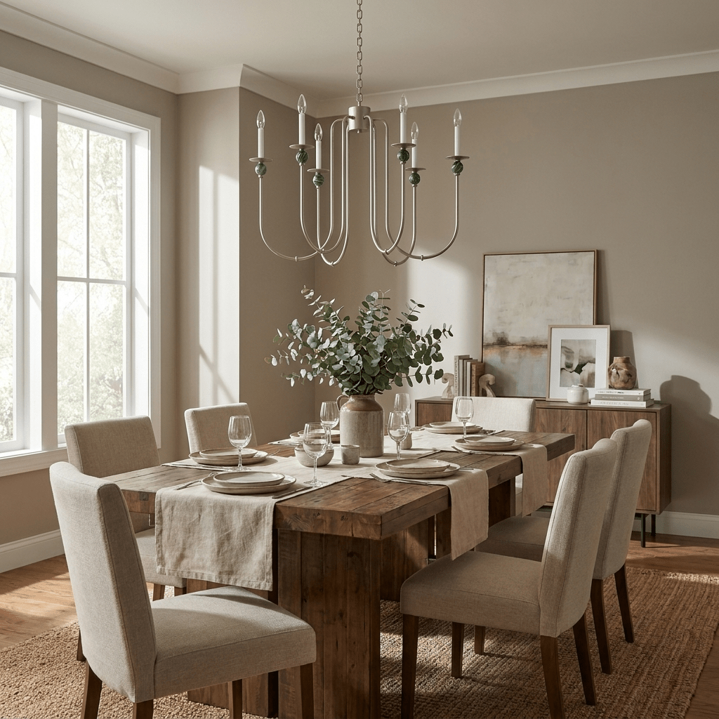 Laurel Trailing Brass Chandelier