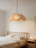 Lotus Woven Rattan Pendant Lamp