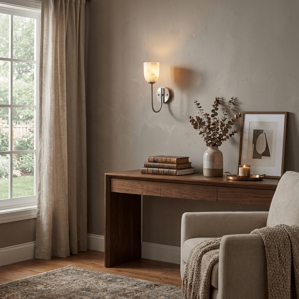 Lowell Alabaster Wall Sconce