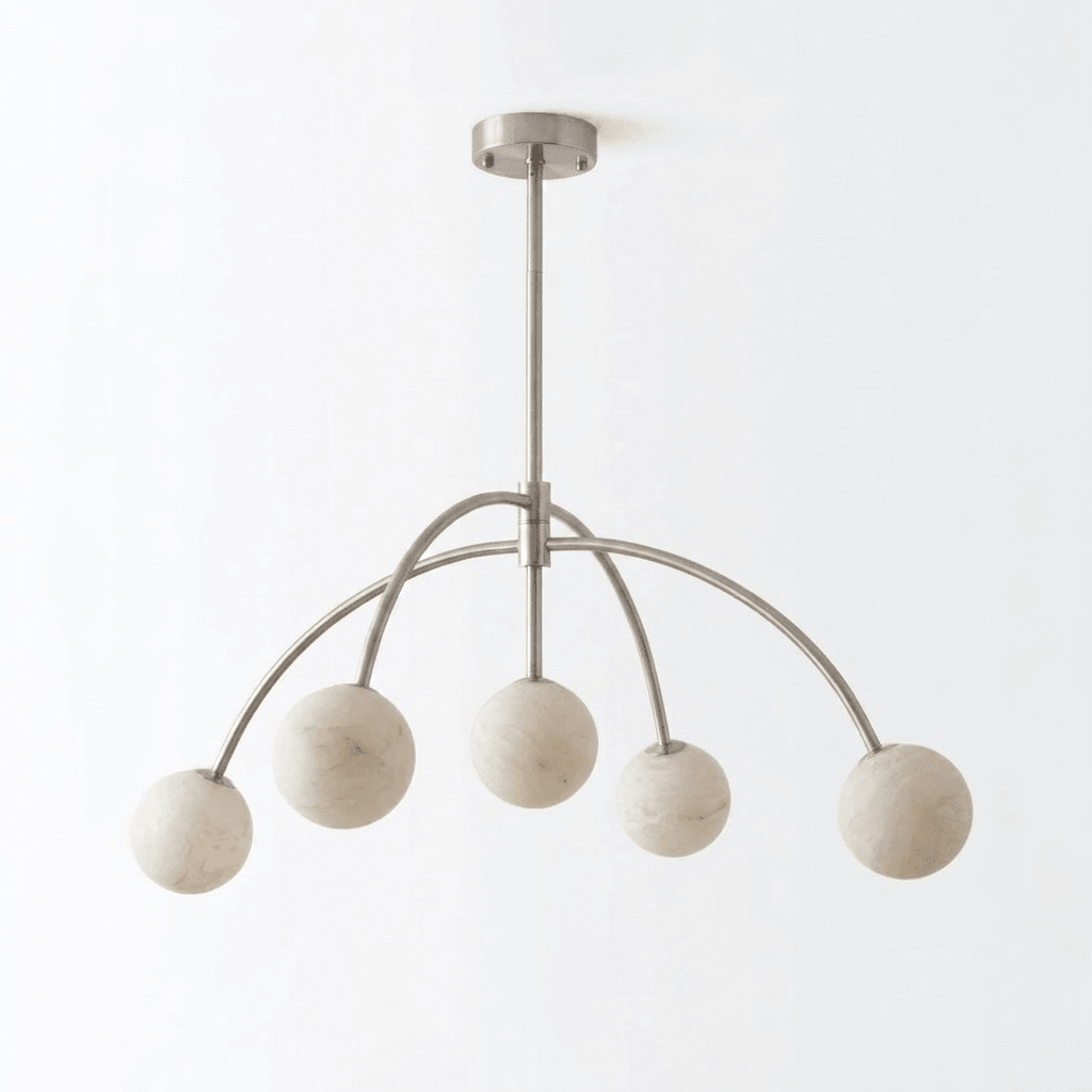 Lunara Alabaster Arc Chandelier