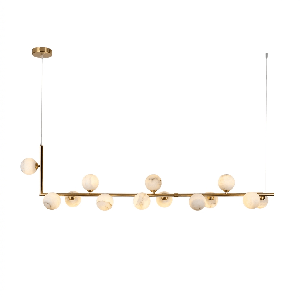 Lunara Alabaster Orb Chandelier