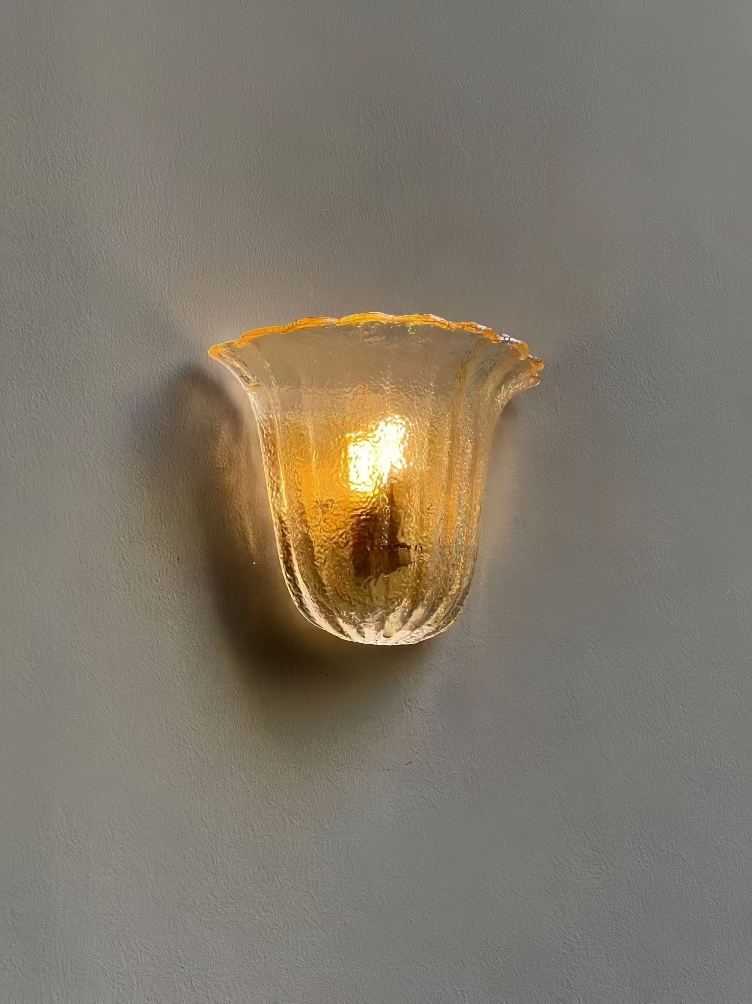 Marigold Fluted Glass Sconce