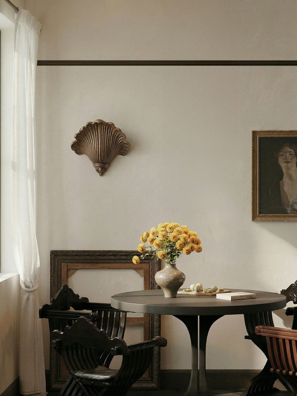 Marisca Shell Wall Sconce
