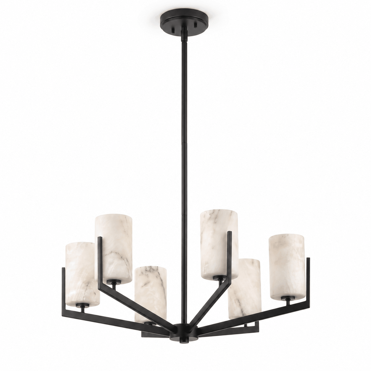 Marlowe Alabaster Star Chandelier