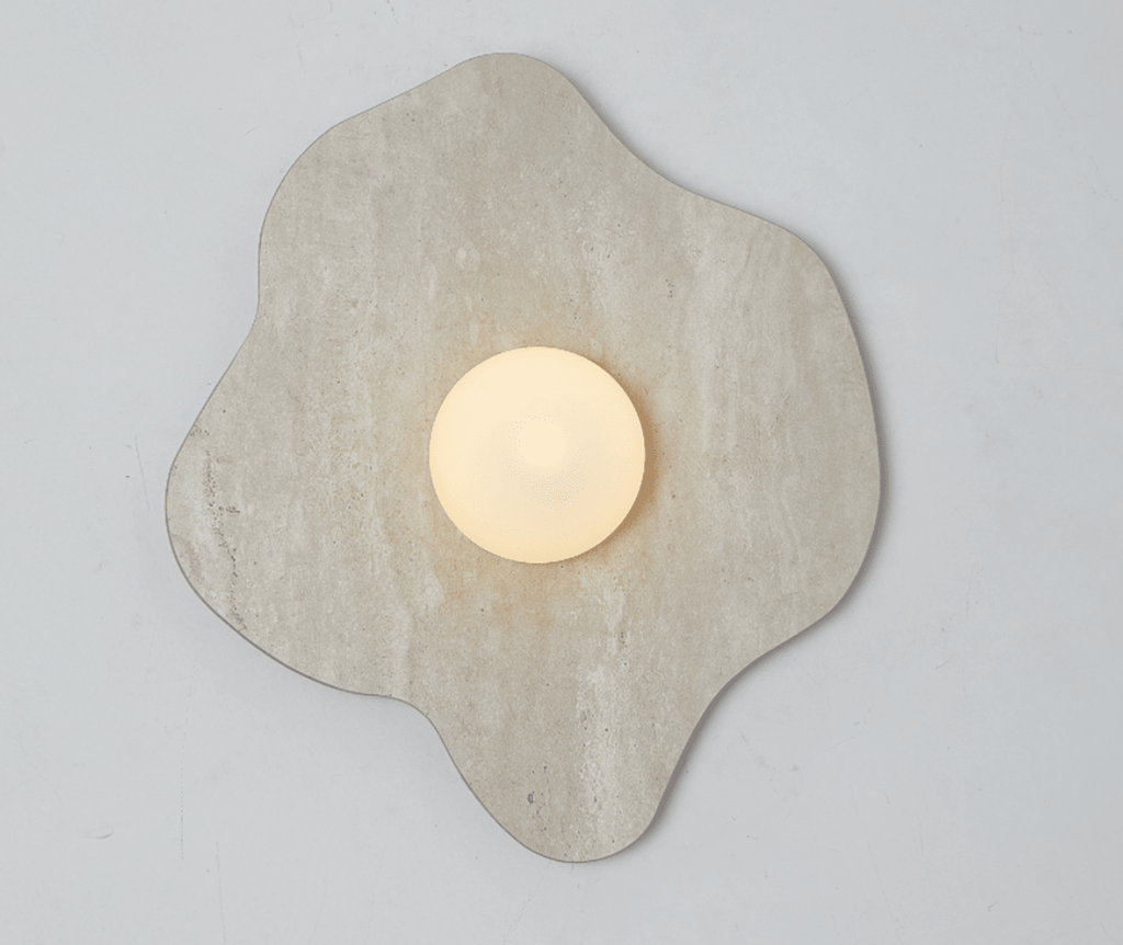 Mavelle Stone Petal Wall Sconce