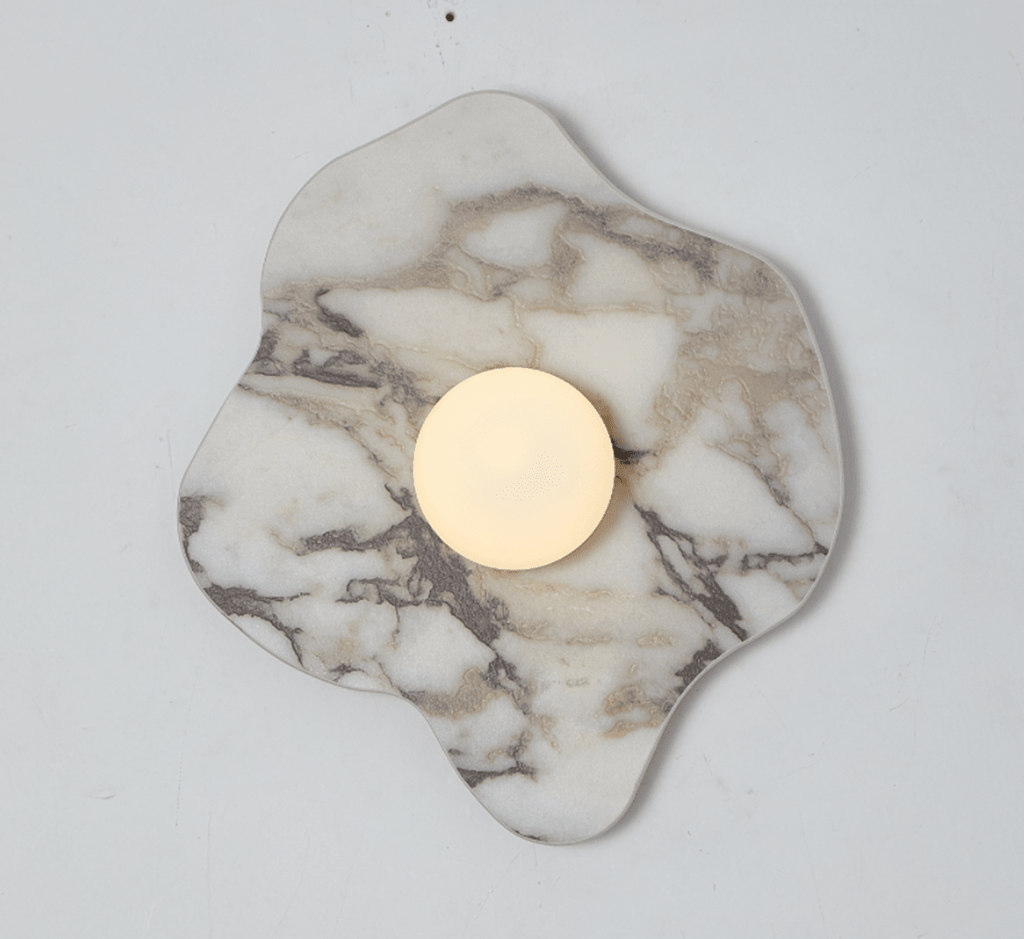 Mavelle Stone Petal Wall Sconce