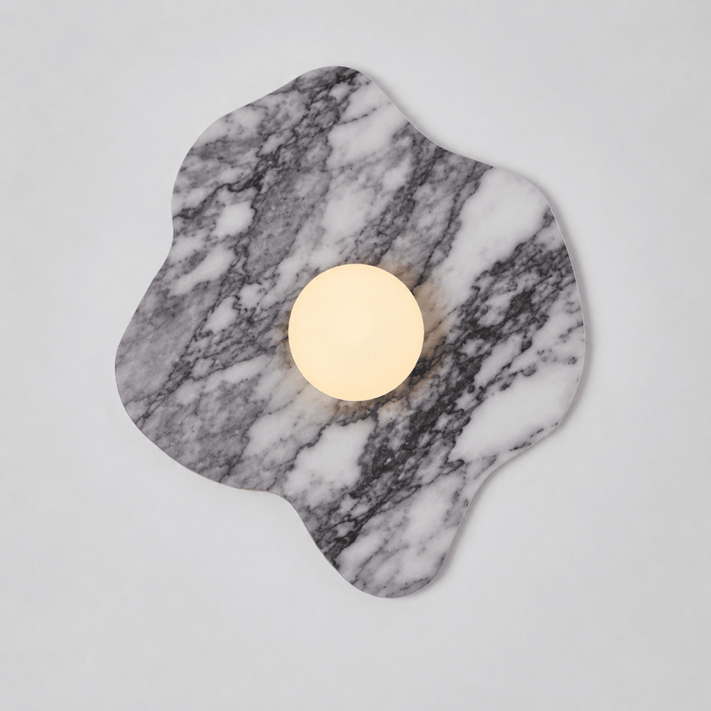 Mavelle Stone Petal Wall Sconce
