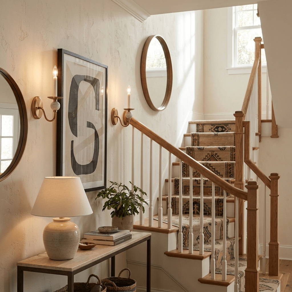 Meander Brass Sconce
