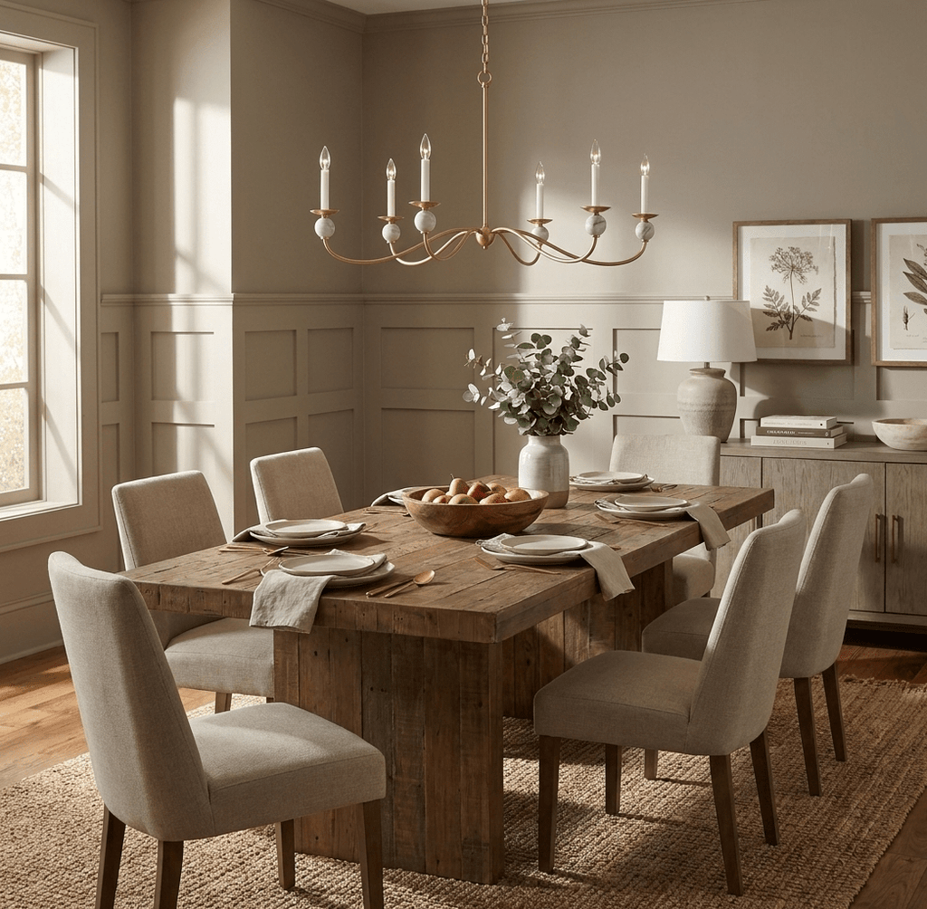 Meander Brass Chandelier