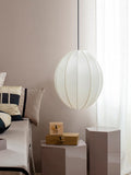 Calabash Ribbed Fabric Pendant Lamp