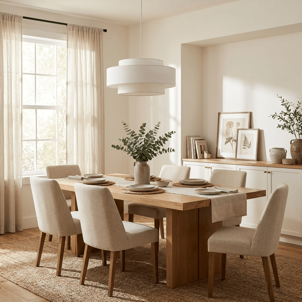 Mesa Tiered Linen Pendant Lamp
