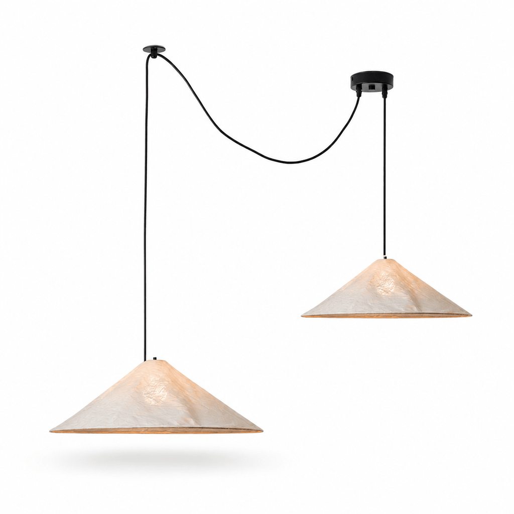 Nimbus Linen Cone Pendant Light