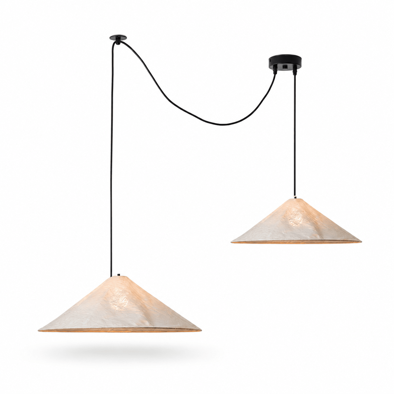 Nimbus Linen Cone Pendant Light