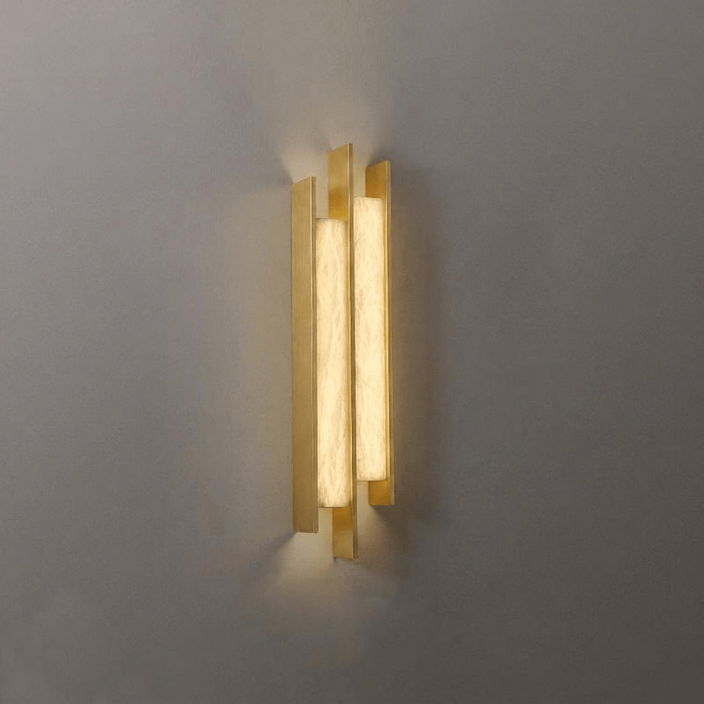 Nivora Alabaster Linear Wall Sconce