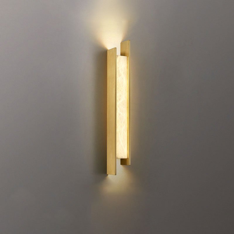 Nivora Alabaster Linear Wall Sconce