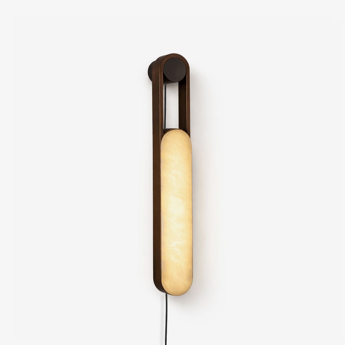Norix Alabaster Frame Plug-in Wall Light