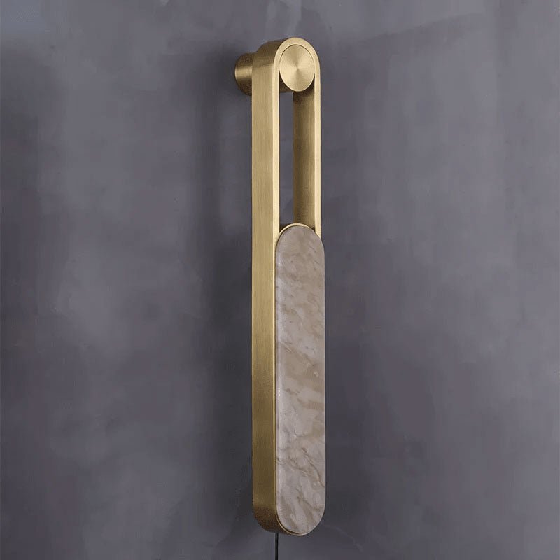 Norix Alabaster Frame Plug-in Wall Light
