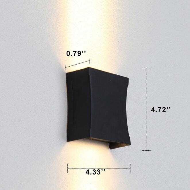 Slate Flat Panel Wall Light
