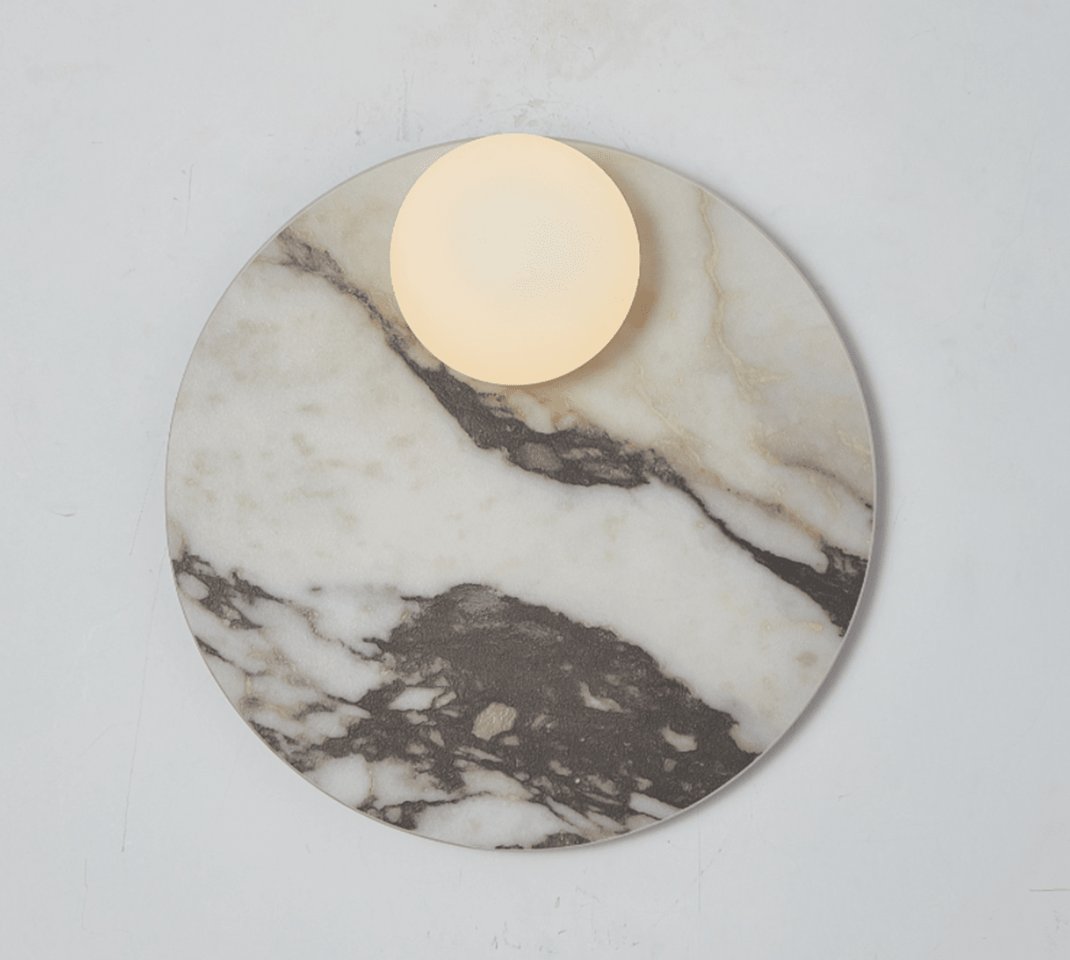 Orvella Stone Disc Wall Sconce