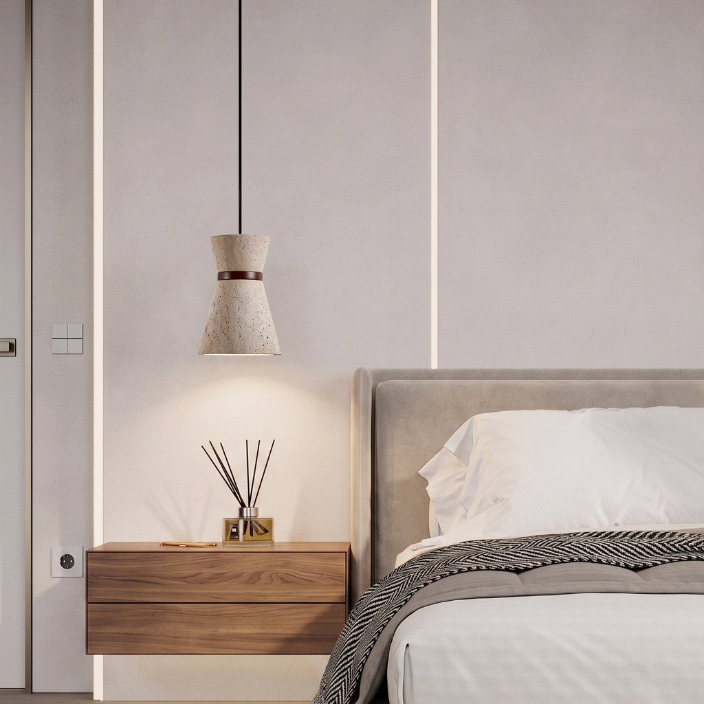 Orvella Travertine Pendant Light