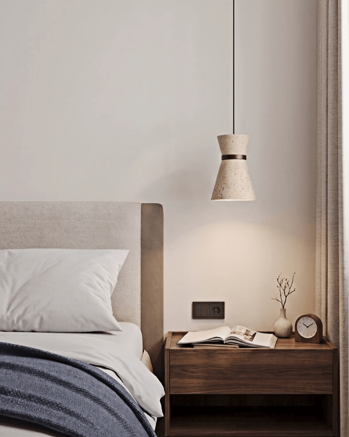 Orvella Travertine Pendant Light
