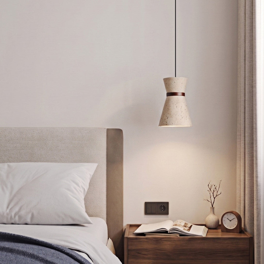 Orvella Travertine Pendant Light