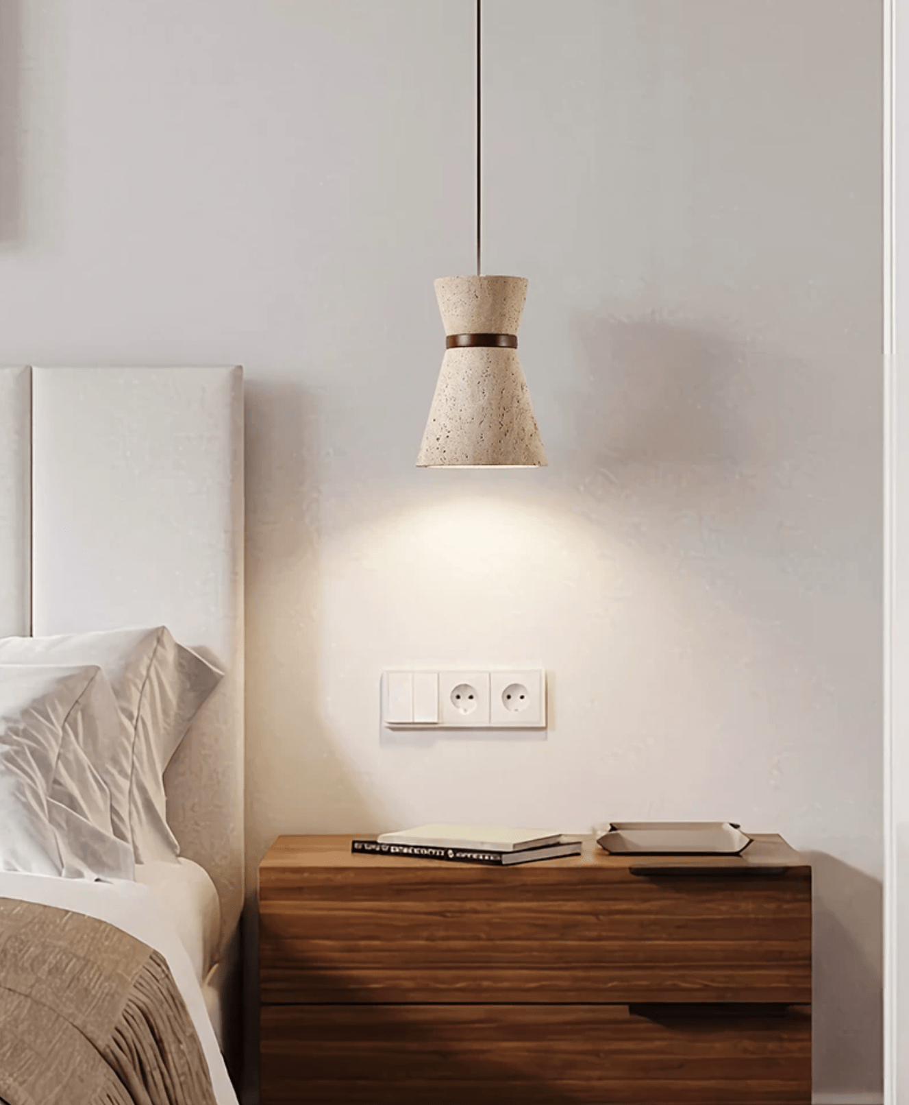 Orvella Travertine Pendant Light