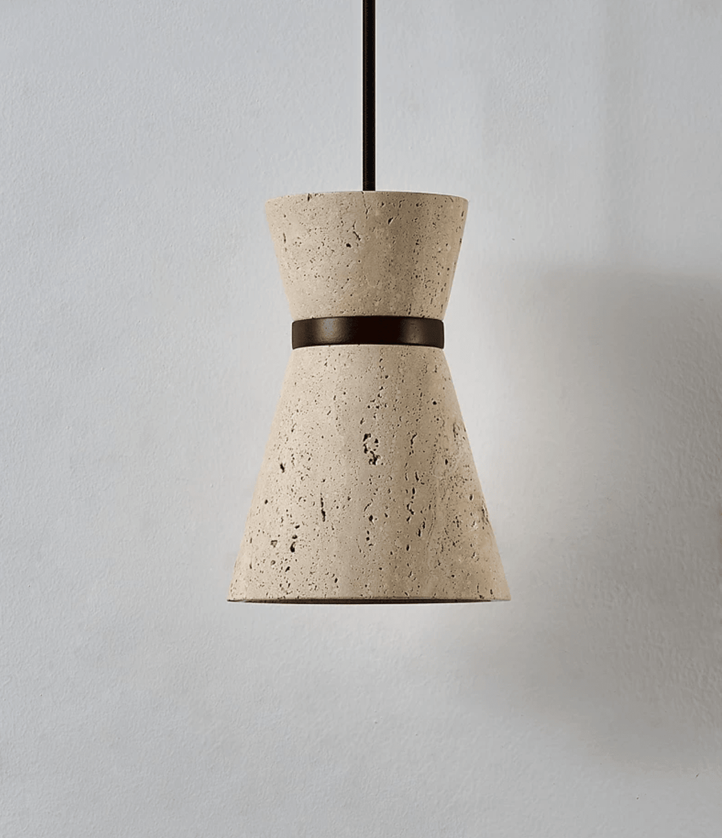 Orvella Travertine Pendant Light