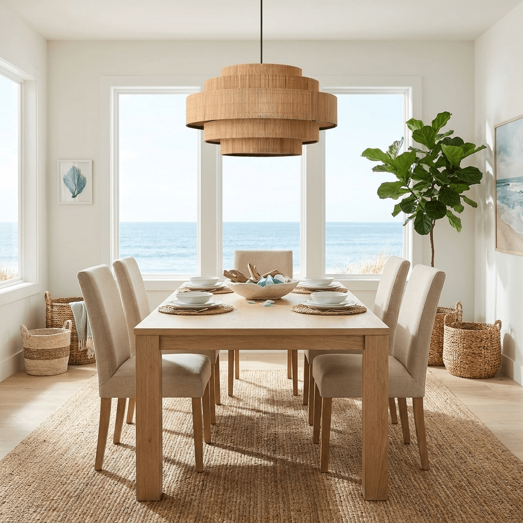 Pagoda Woven Bamboo Chandelier