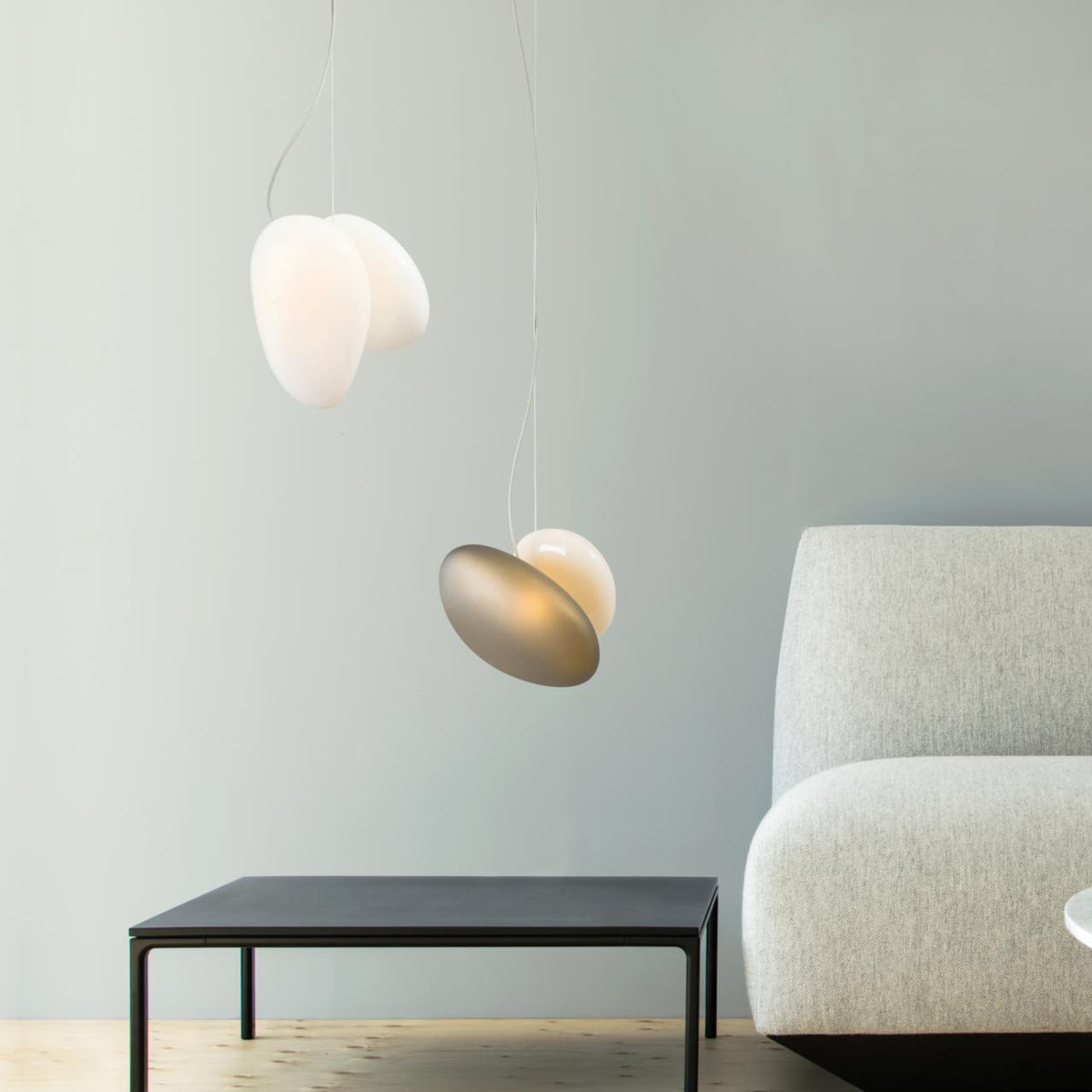 Frosted Glass Pendant Light