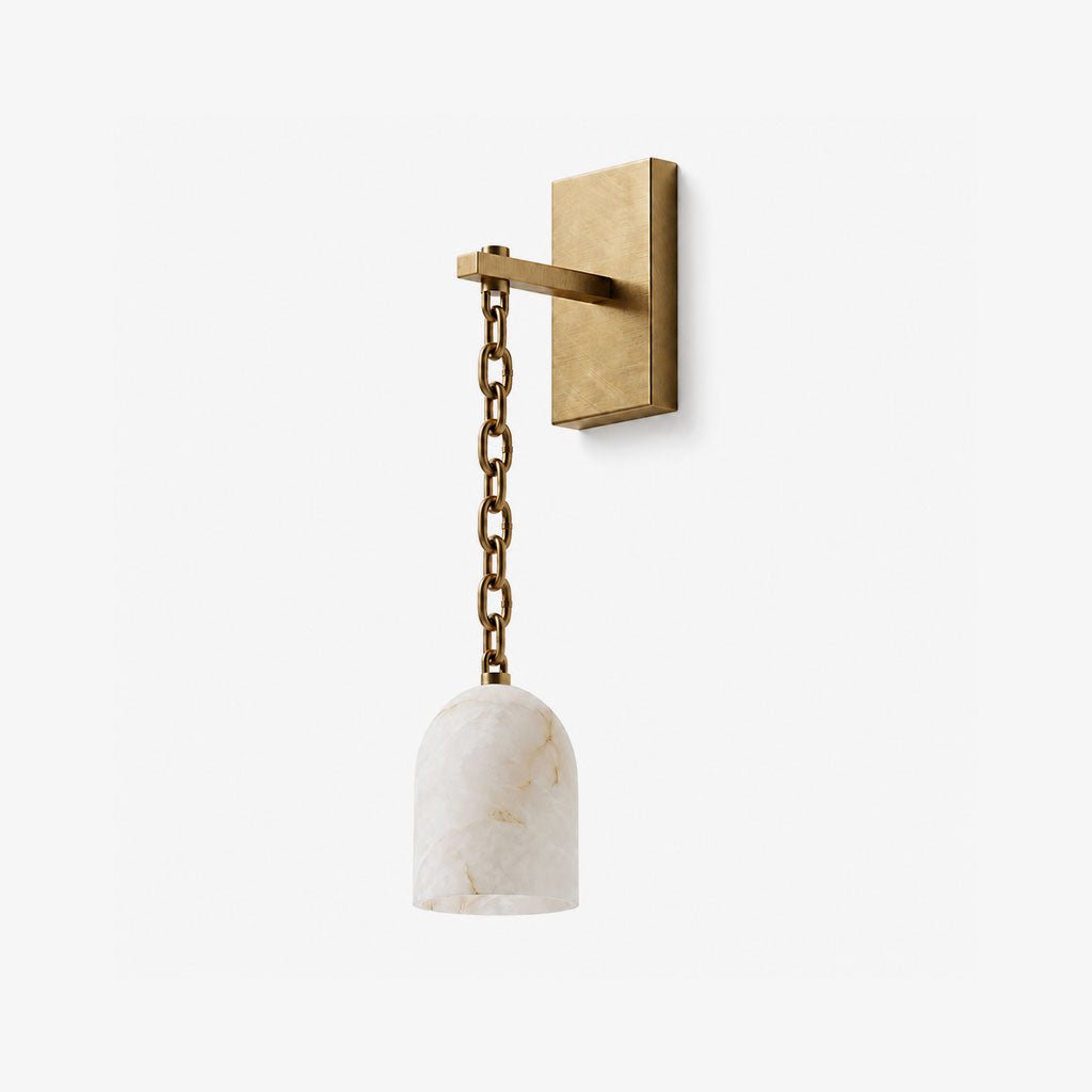 Pendulum Alabaster Wall Sconce